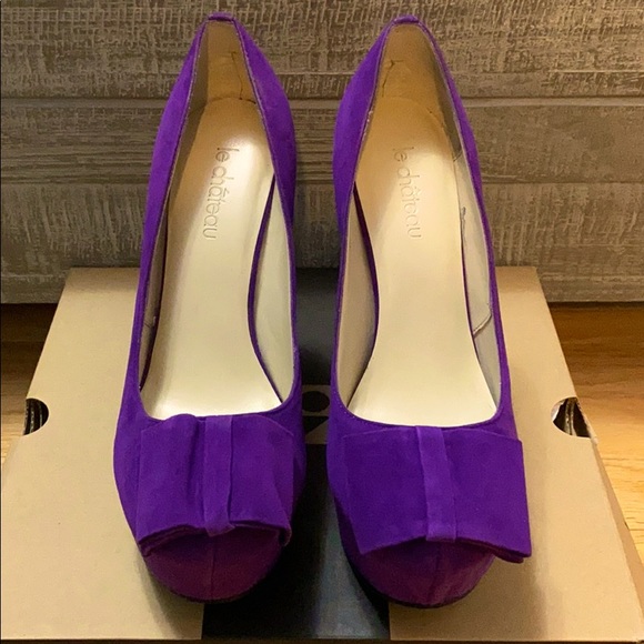 Suede Platform Shoes - Picture 2 of 7